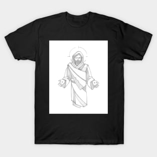 Jesus Christ Resurrection drawing T-Shirt